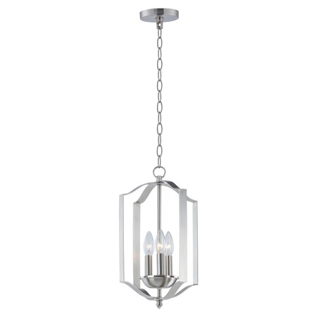 Maxim Lighting Provident 3-Light 10" Wide Satin Nickel Pendant Light 10035SN